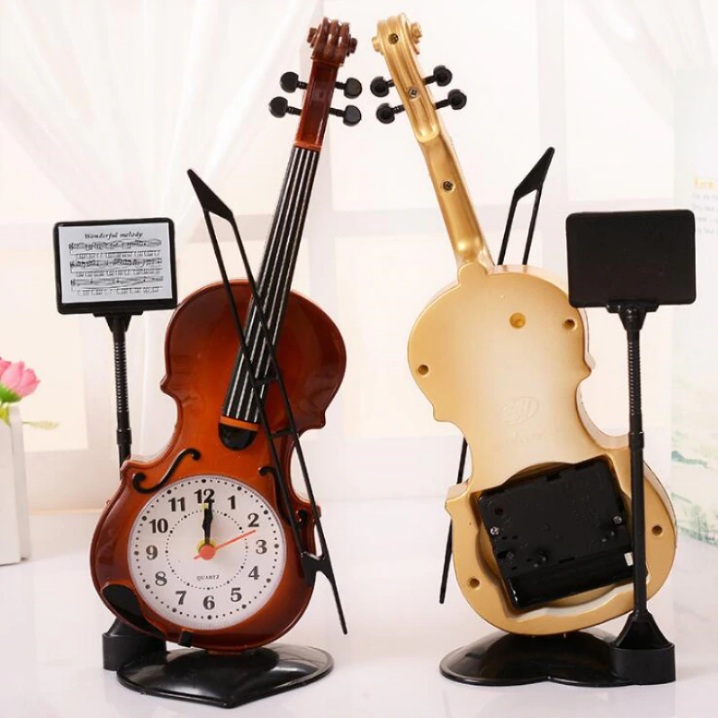 Wooden wall clock “Violin”